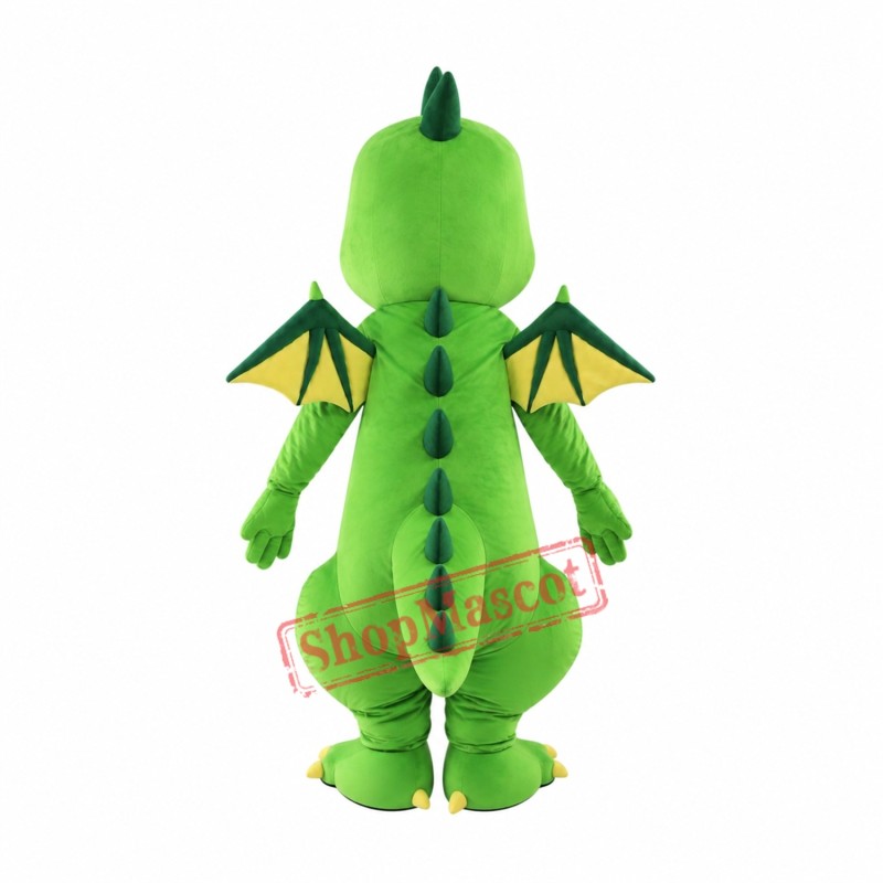 Top Quality Lightweight Green Dragon Mascot Costume Top Quality Lightweight Green Dragon Mascot Costume