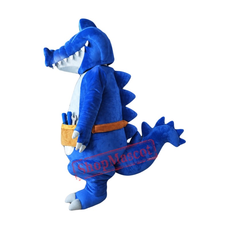 Worker Crocodile Mascot Costume Worker Crocodile Mascot Costume