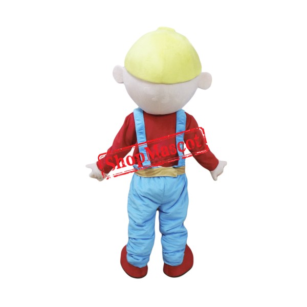 Cheap Builder Mascot Costume