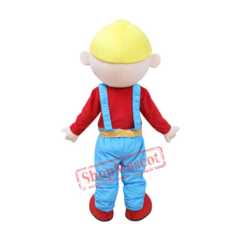 Cheap Builder Mascot Costume
