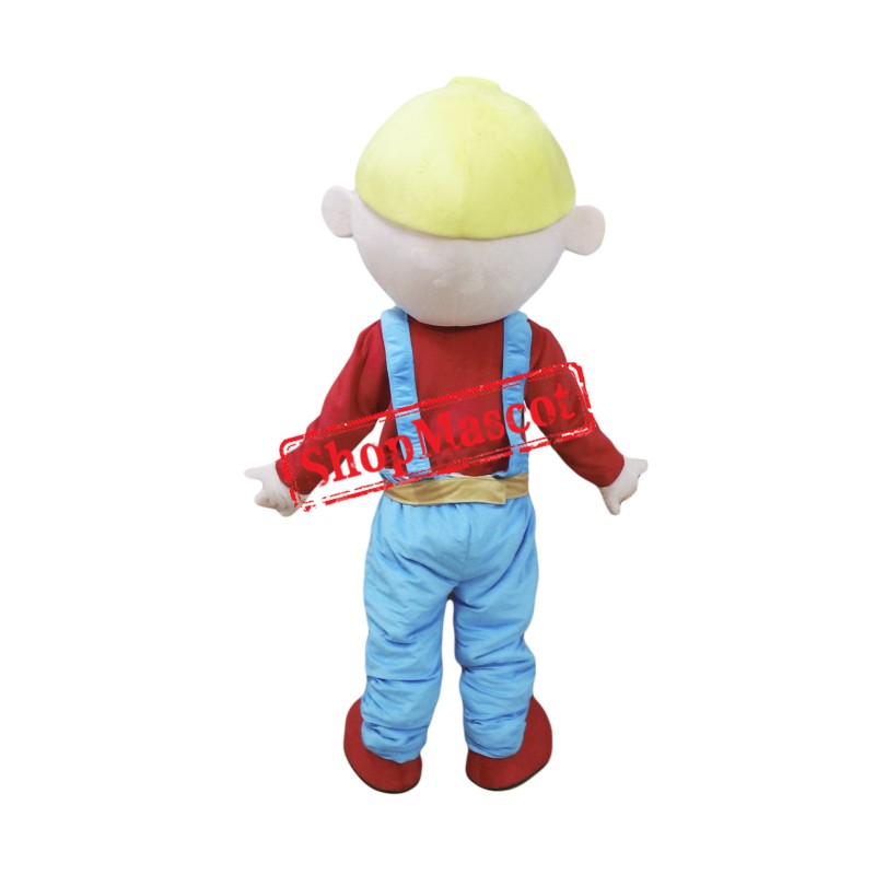 Cheap Builder Mascot Costume
