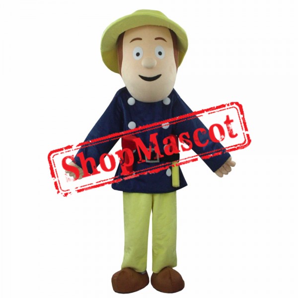 Cheap Fireman Sam Mascot Costume