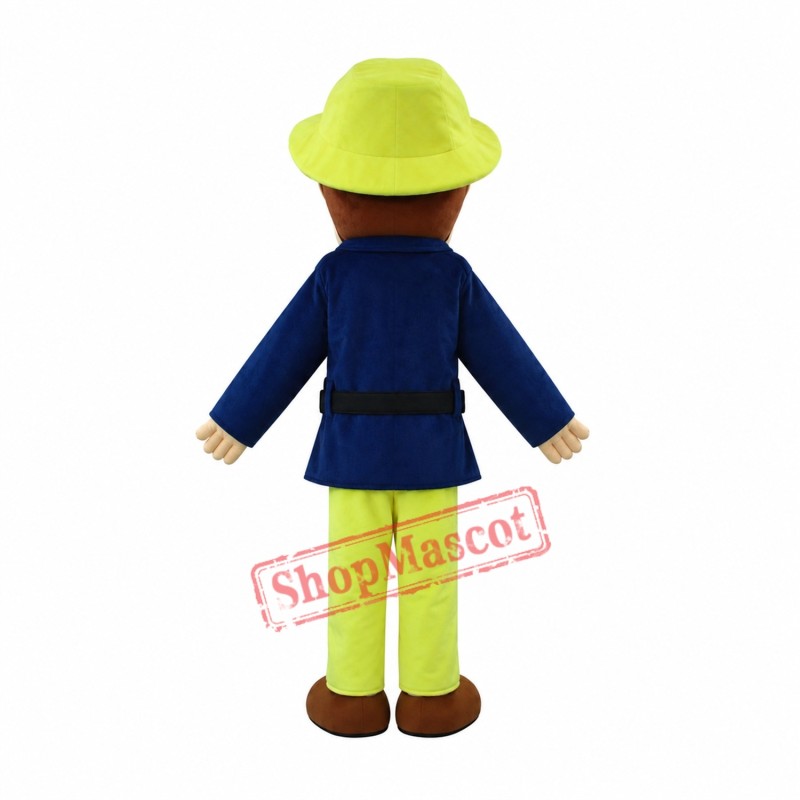 Cheap Fireman Sam Mascot Costume Cheap Fireman Sam Mascot Costume