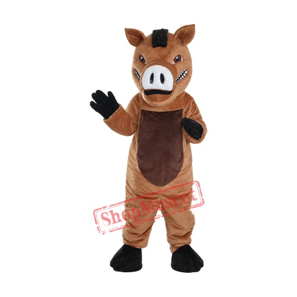 High quality Brown Boar Mascot Costume