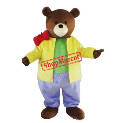 Cheap Brown Bear Mascot Costume