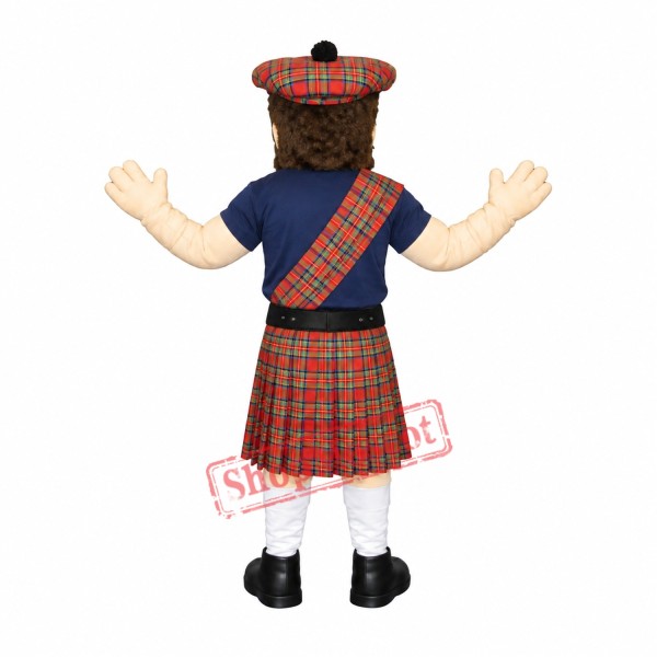 Happy Lightweight Highlander Mascot Costume Happy Lightweight Highlander Mascot Costume
