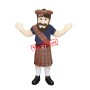 Happy Lightweight Highlander Mascot Costume