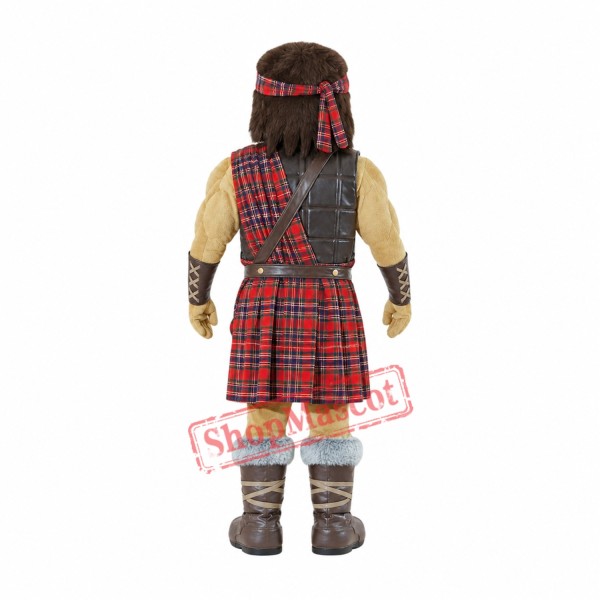 Top Quality Highlander Mascot Costume Top Quality Highlander Mascot Costume