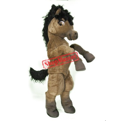 Top Quality Brown Horse Mascot Costume