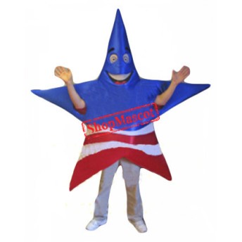American Patriot Star Mascot Costume