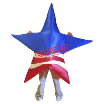 American Patriot Star Mascot Costume