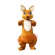 Happy Lightweight Kangaroo Mascot Costume Happy Lightweight Kangaroo Mascot Costume