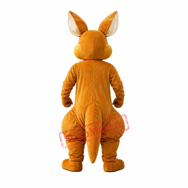 Happy Lightweight Kangaroo Mascot Costume Happy Lightweight Kangaroo Mascot Costume