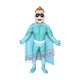 Green Superhero Mascot Costume Green Superhero Mascot Costume