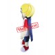 Yellow Hair Boy Mascot Costume
