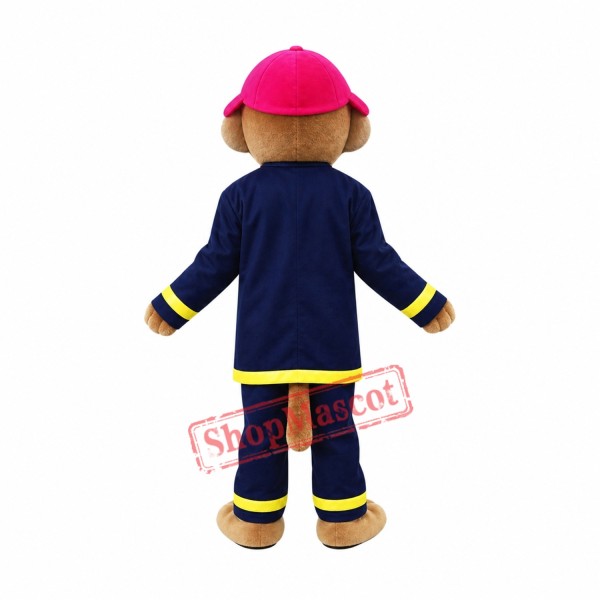 Fireman Monkey Mascot Costume Fireman Monkey Mascot Costume