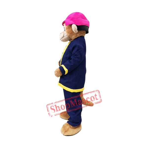 Fireman Monkey Mascot Costume Fireman Monkey Mascot Costume