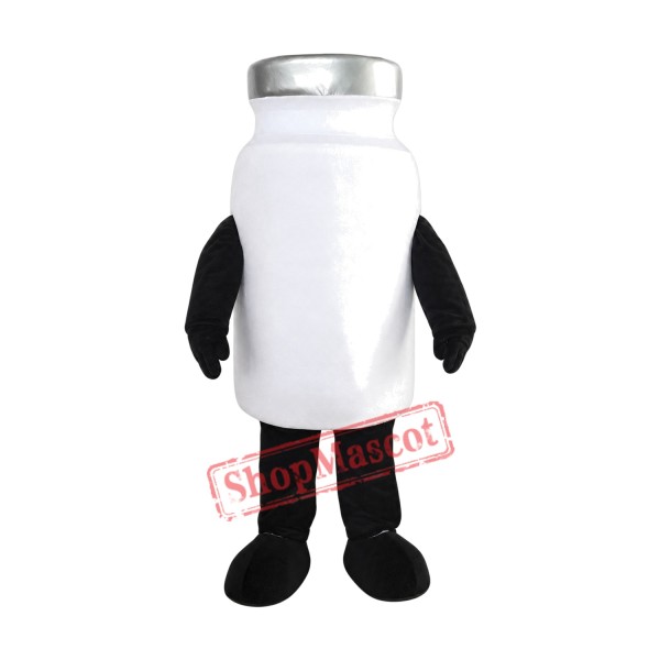 White Bottle Mascot Costume
