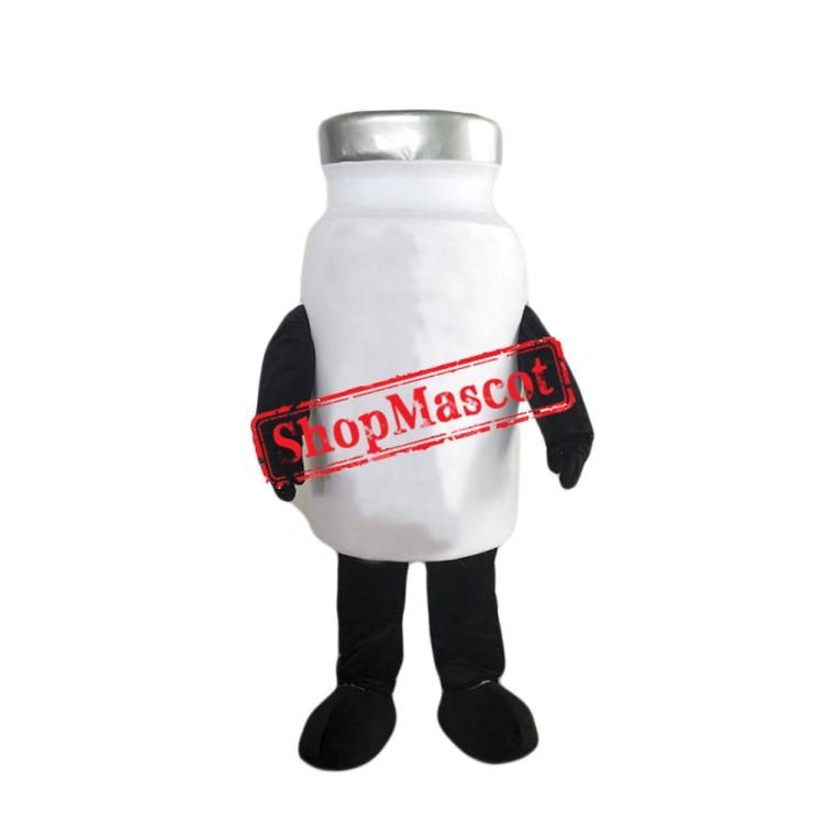 White Bottle Mascot Costume