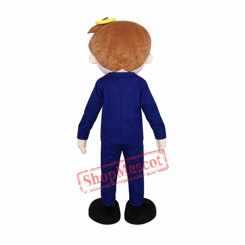 Handsome Boy Mascot Costume Free Shipping Handsome Boy Mascot Costume Free Shipping