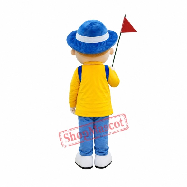 Tour Guide Mascot Costume Tour Guide Mascot Costume