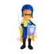 Blue Solider Mascot Costume Blue Solider Mascot Costume