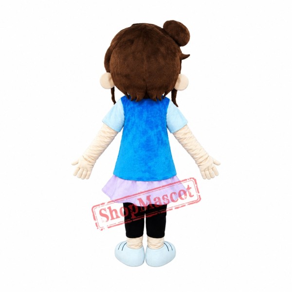 Cute Girl Mascot Costume Free Shipping Cute Girl Mascot Costume Free Shipping