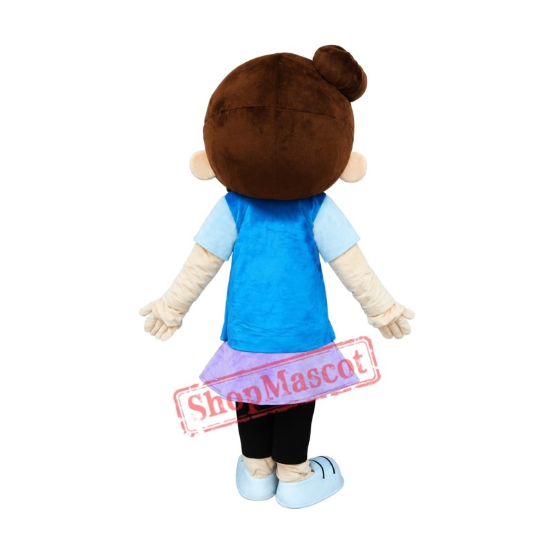 Cute Girl Mascot Costume Free Shipping Cute Girl Mascot Costume Free Shipping