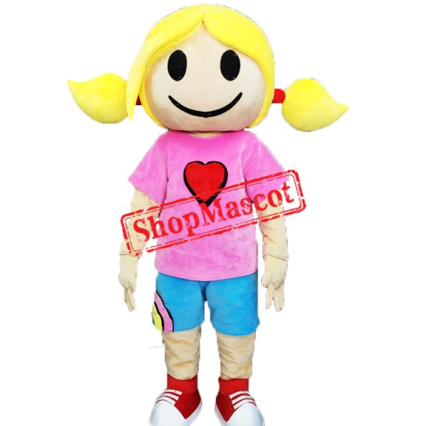 Surfer Girl Mascot Costume