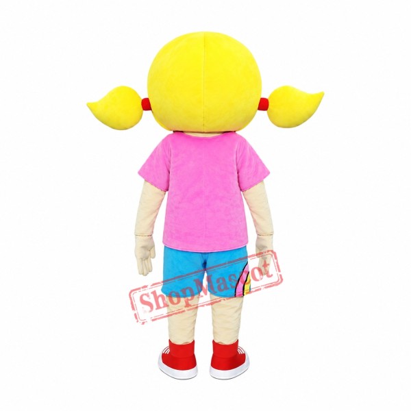 Surfer Girl Mascot Costume Surfer Girl Mascot Costume
