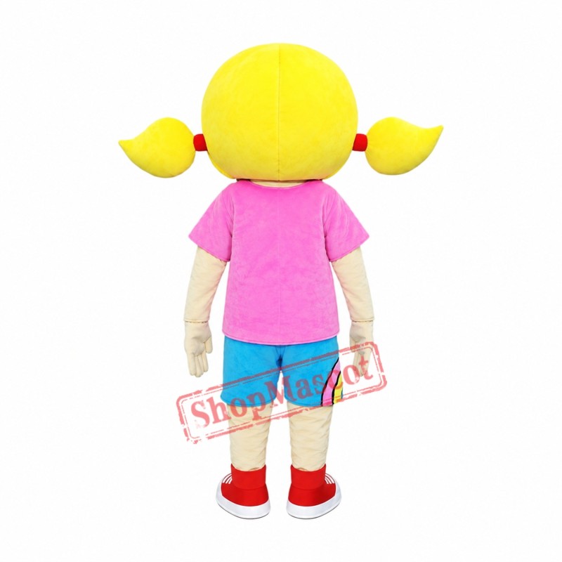 Surfer Girl Mascot Costume Surfer Girl Mascot Costume