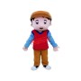 Brown Hat Boy Mascot Costume