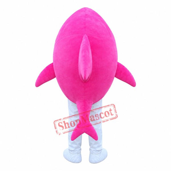 Cute Pink Shark Mascot Costume Cute Pink Shark Mascot Costume