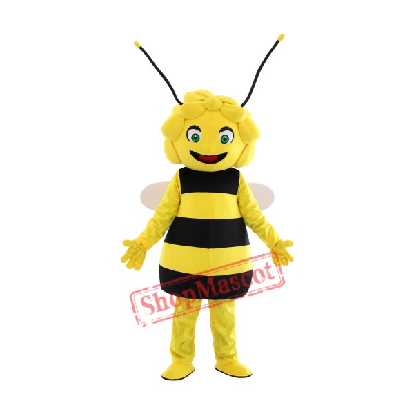 Happy Lightweight Girl Bee Mascot Costume
