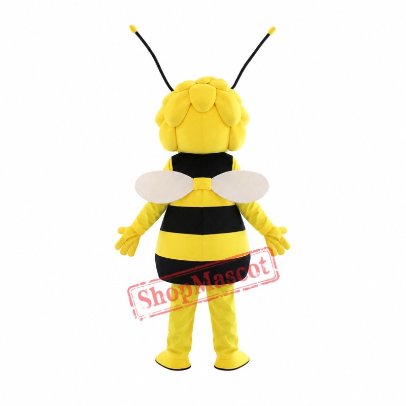 Happy Lightweight Girl Bee Mascot Costume Happy Lightweight Girl Bee Mascot Costume