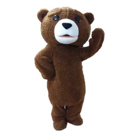 Plush Fur Teddy Bear Mascot Costume