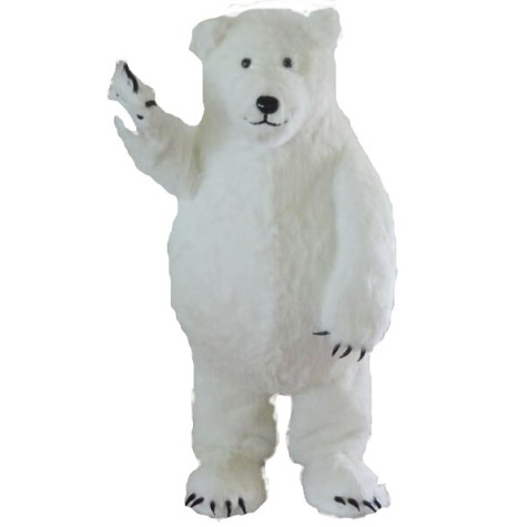 White Polar Bear Mascot Costume
