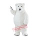 White Polar Bear Mascot Costume White Polar Bear Mascot Costume