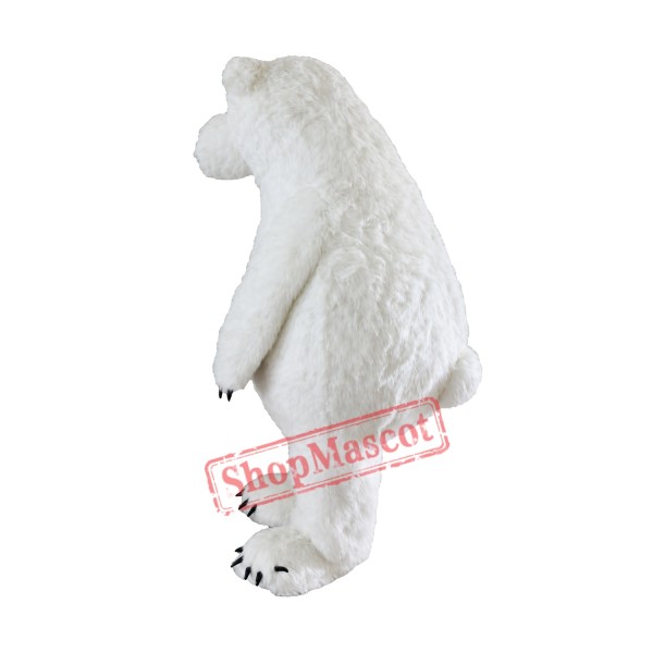White Polar Bear Mascot Costume White Polar Bear Mascot Costume