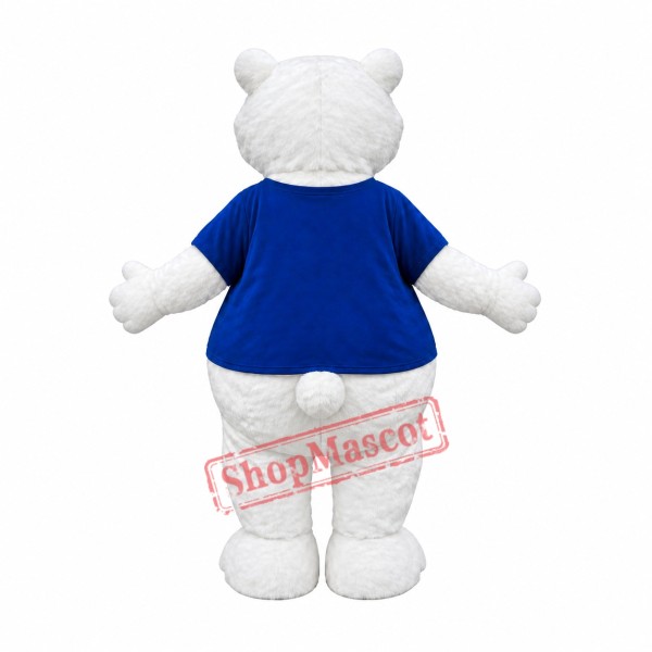 Polar Bear Mascot Costume with T-shirts Polar Bear Mascot Costume with T-shirts