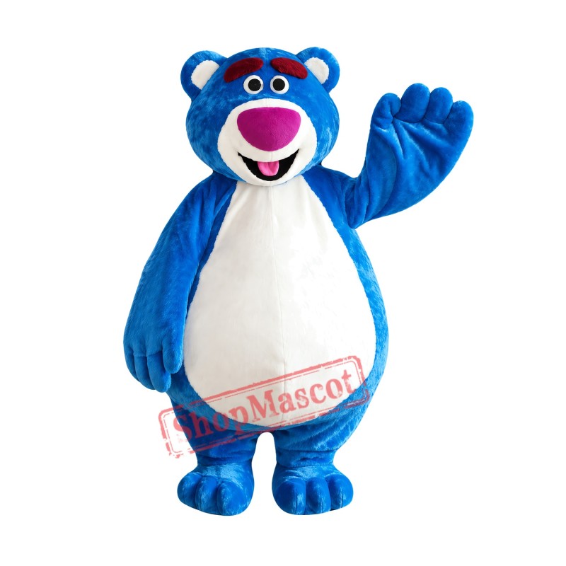 Cartoon Character Blue Bear Mascot Costume Cartoon Character Blue Bear Mascot Costume