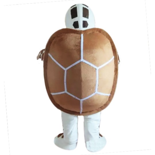 Brown-White Sea Turtle Mascot Costume Suit for Adult