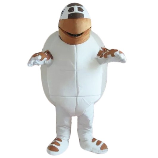 Brown-White Sea Turtle Mascot Costume Suit for Adult