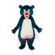 Second Version Blue Bear Short Plush Adult Mascot Costume Second Version Blue Bear Short Plush Adult Mascot Costume