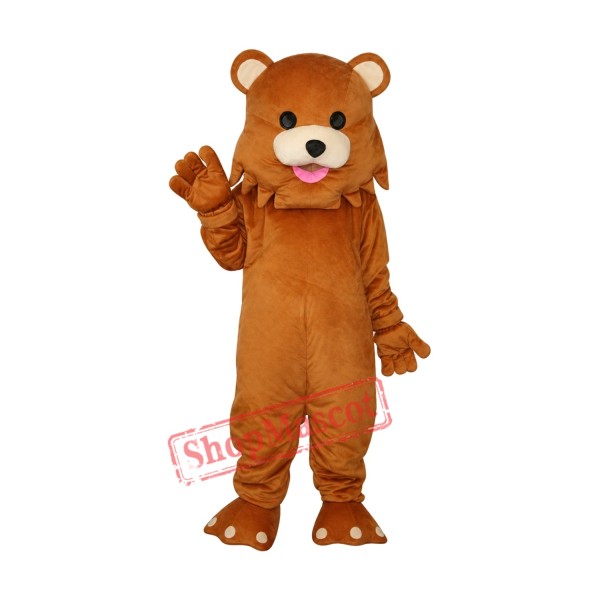 Strange Mouth Bear Mascot Adult Costume