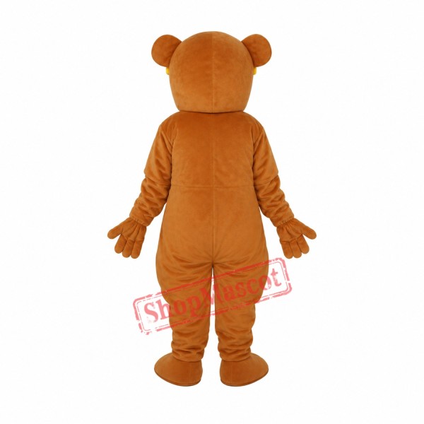 Bear with Green Sunglasses Mascot Adult Costume Bear with Green Sunglasses Mascot Adult Costume