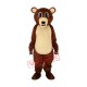 Big Eyes Brown Bear Mascot Adult Costume Big Eyes Brown Bear Mascot Adult Costume