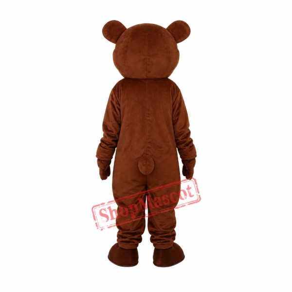 Big Eyes Brown Bear Mascot Adult Costume Big Eyes Brown Bear Mascot Adult Costume