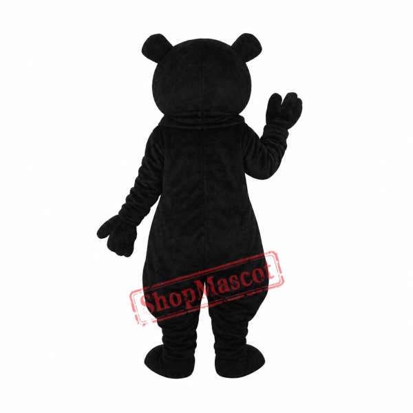 Black Blue Bear Mascot Adult Costume Black Blue Bear Mascot Adult Costume