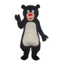 Black Blue Bear Mascot Adult Costume